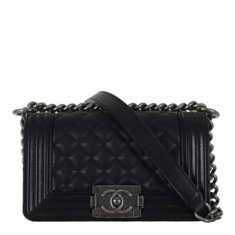 Sell Chanel Small Caviar Boy Bag Black HuntStreet